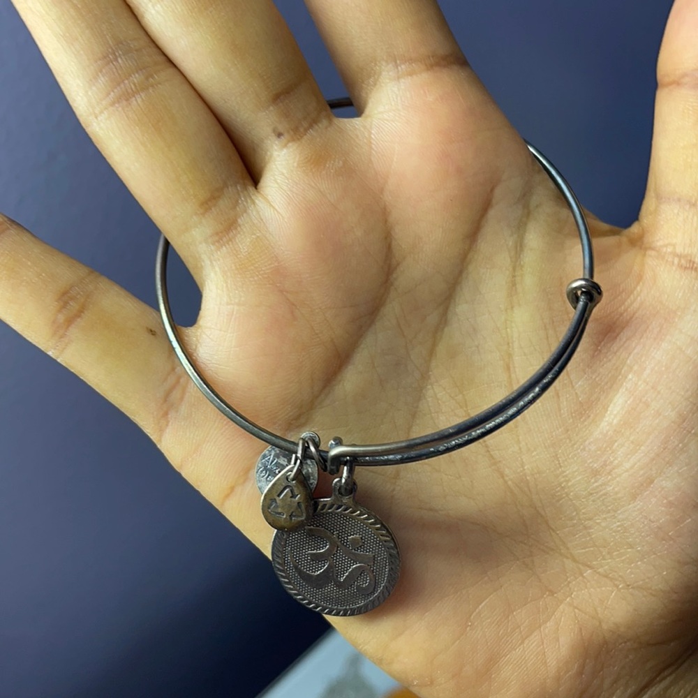 Silver Ohm Alex and Ani